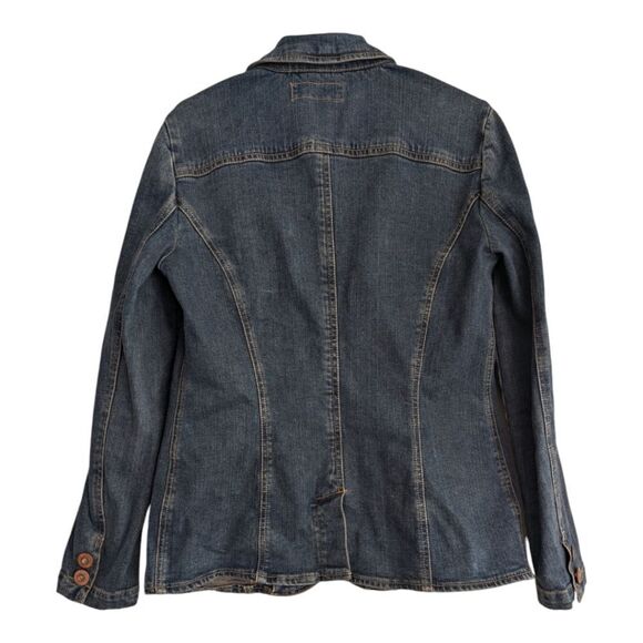 Levi's Strauss signature medium wash denim jean blazer jacket sz s 4/6 authentic - Picture 12 of 12